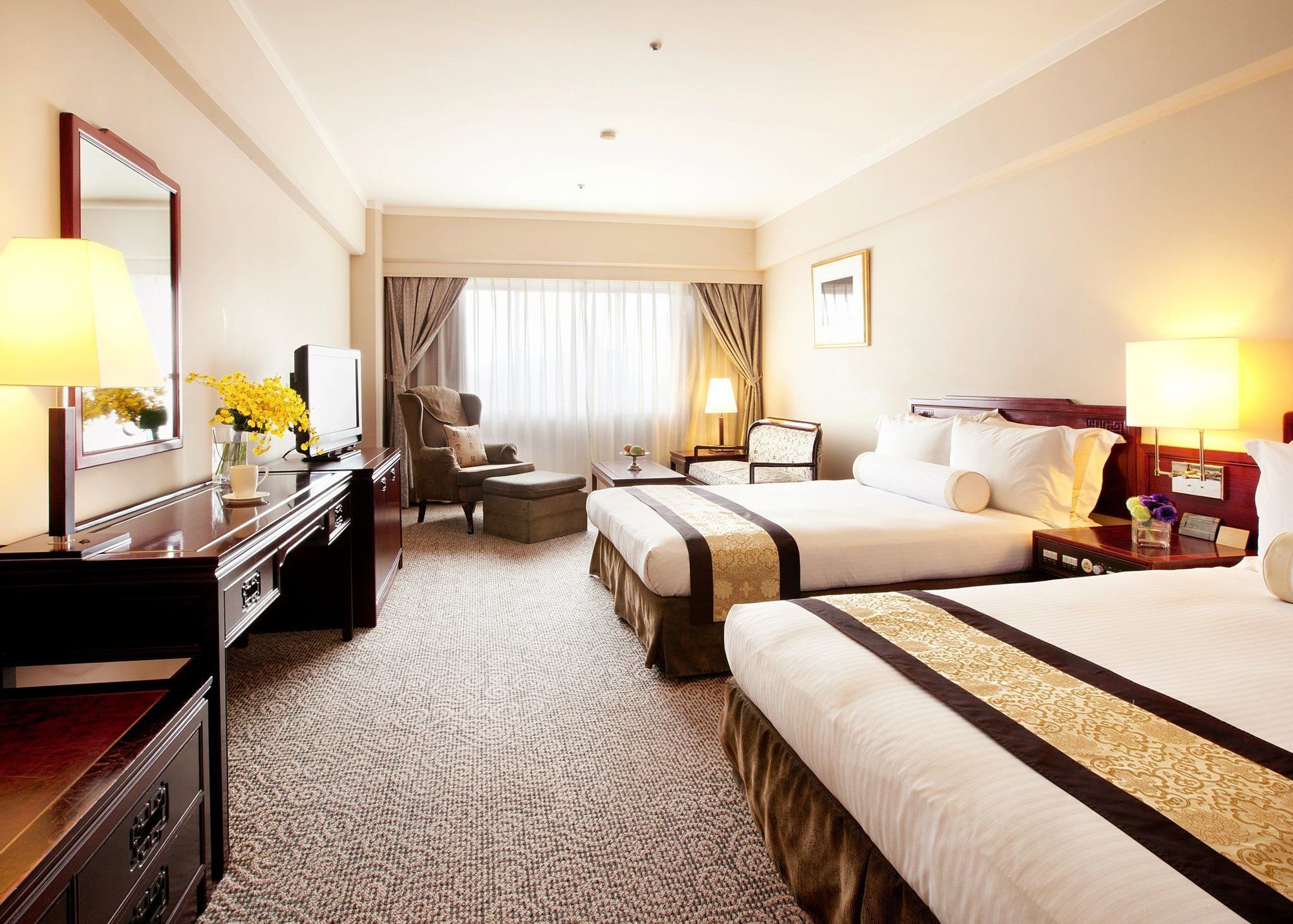 The Howard Plaza Hotel Taipei Eksteriør billede Deluxe Room